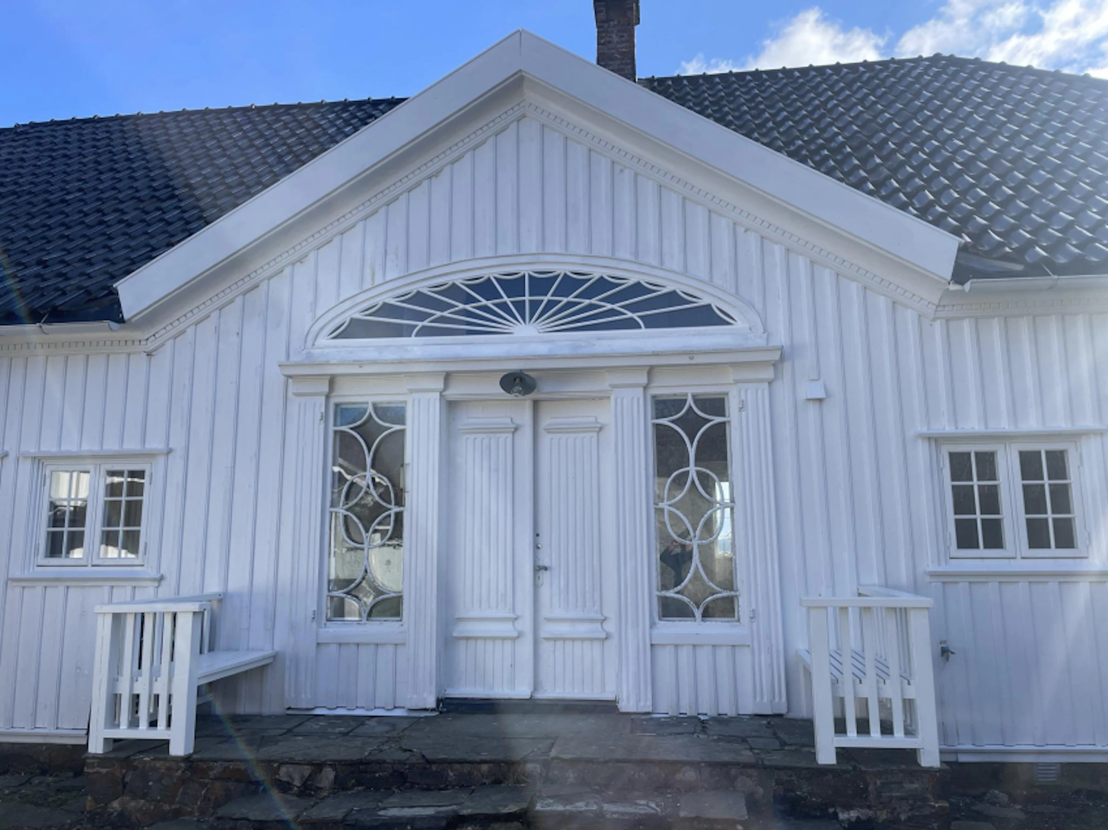 Vogts Villa auf der Insel Dvergsøya