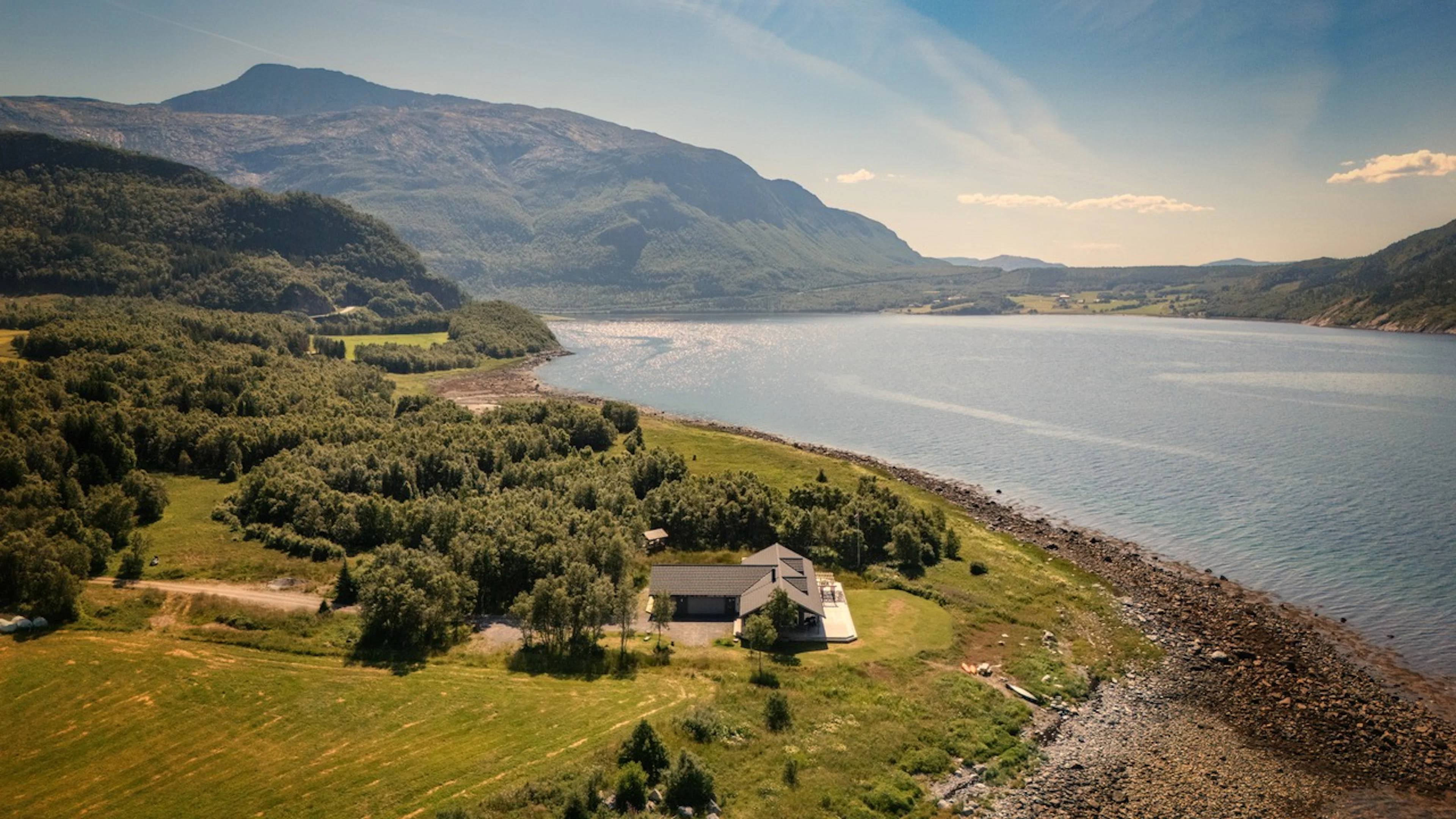 Ein modernes Ferienhaus am Bindalsfjord