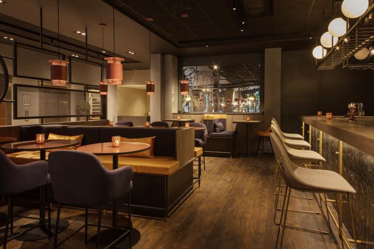 Barområdet i Bistro Nordic på Scandic Helsfyr