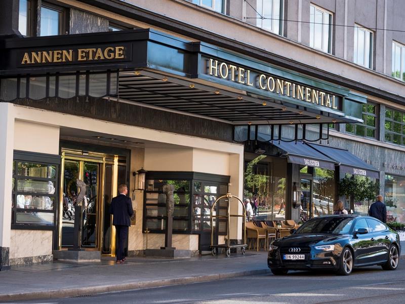 Inngang til Hotel Continental Oslo