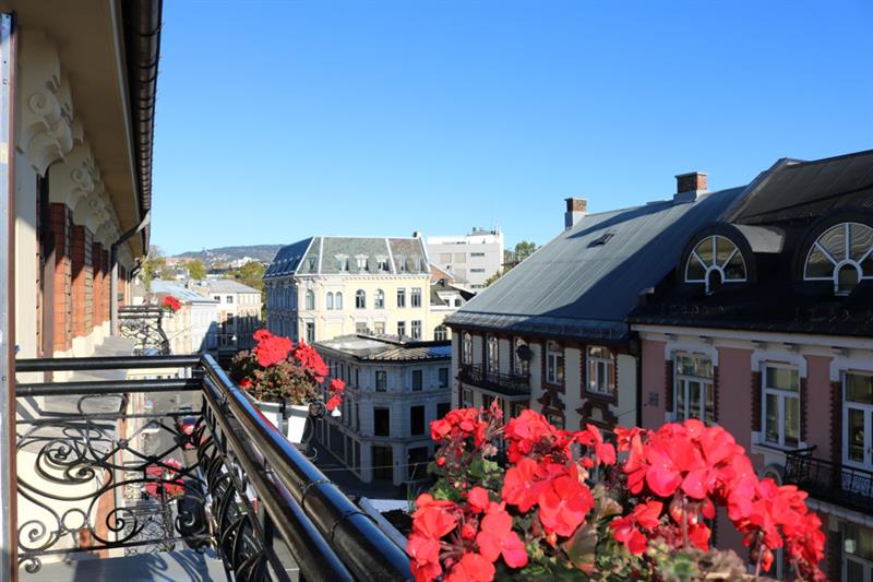 Utsikt fra balkongen