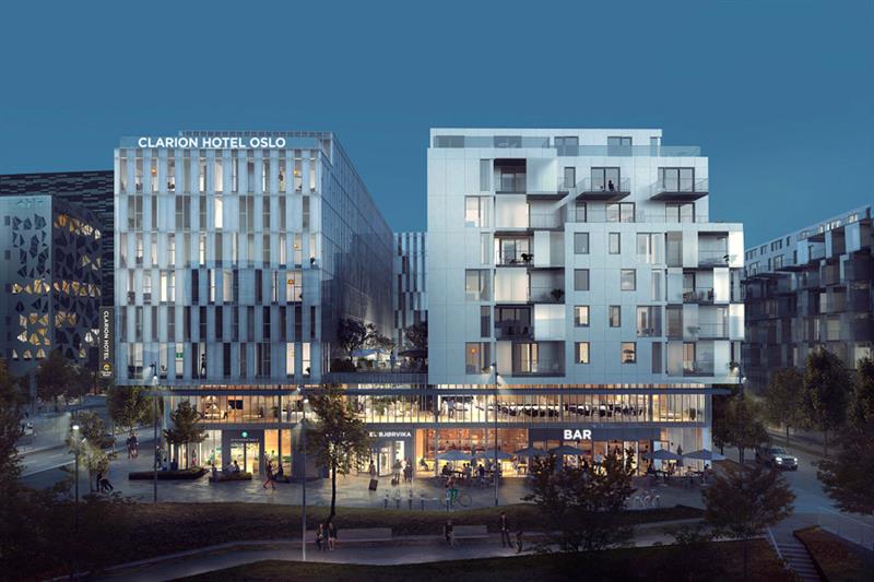 Clarion Hotel Oslo fasade