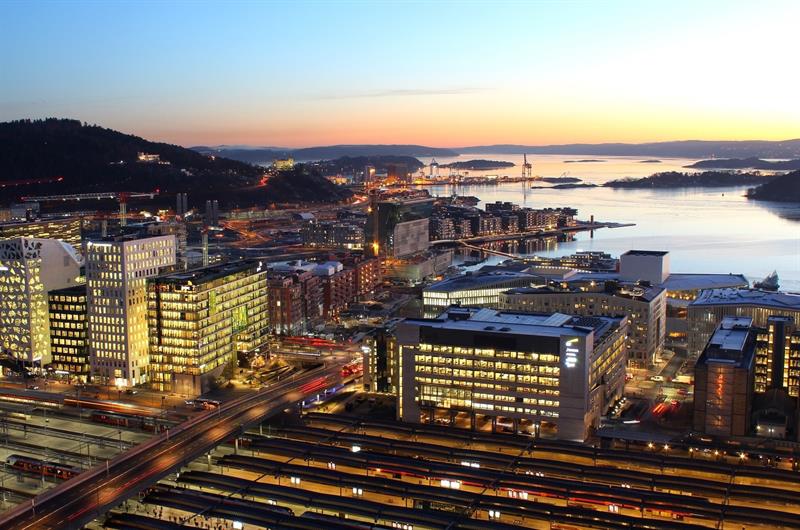 panoramautsikt over oslo og fjorden