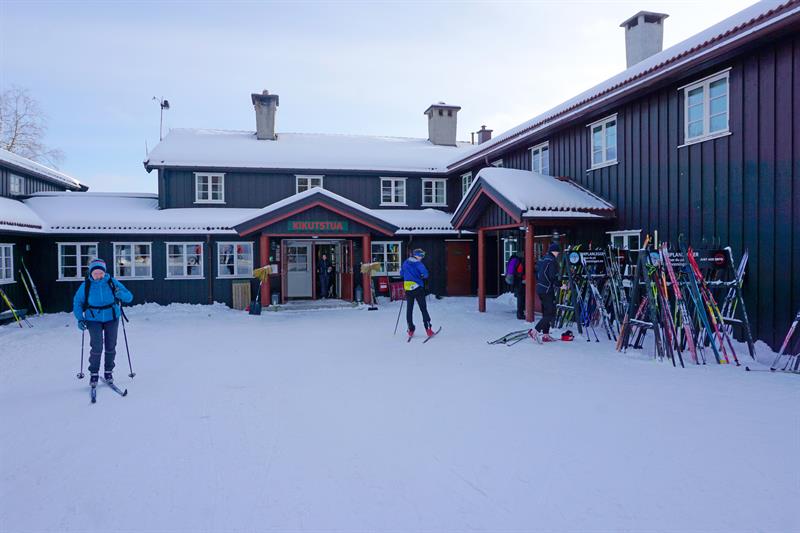Kikutstua in winter.