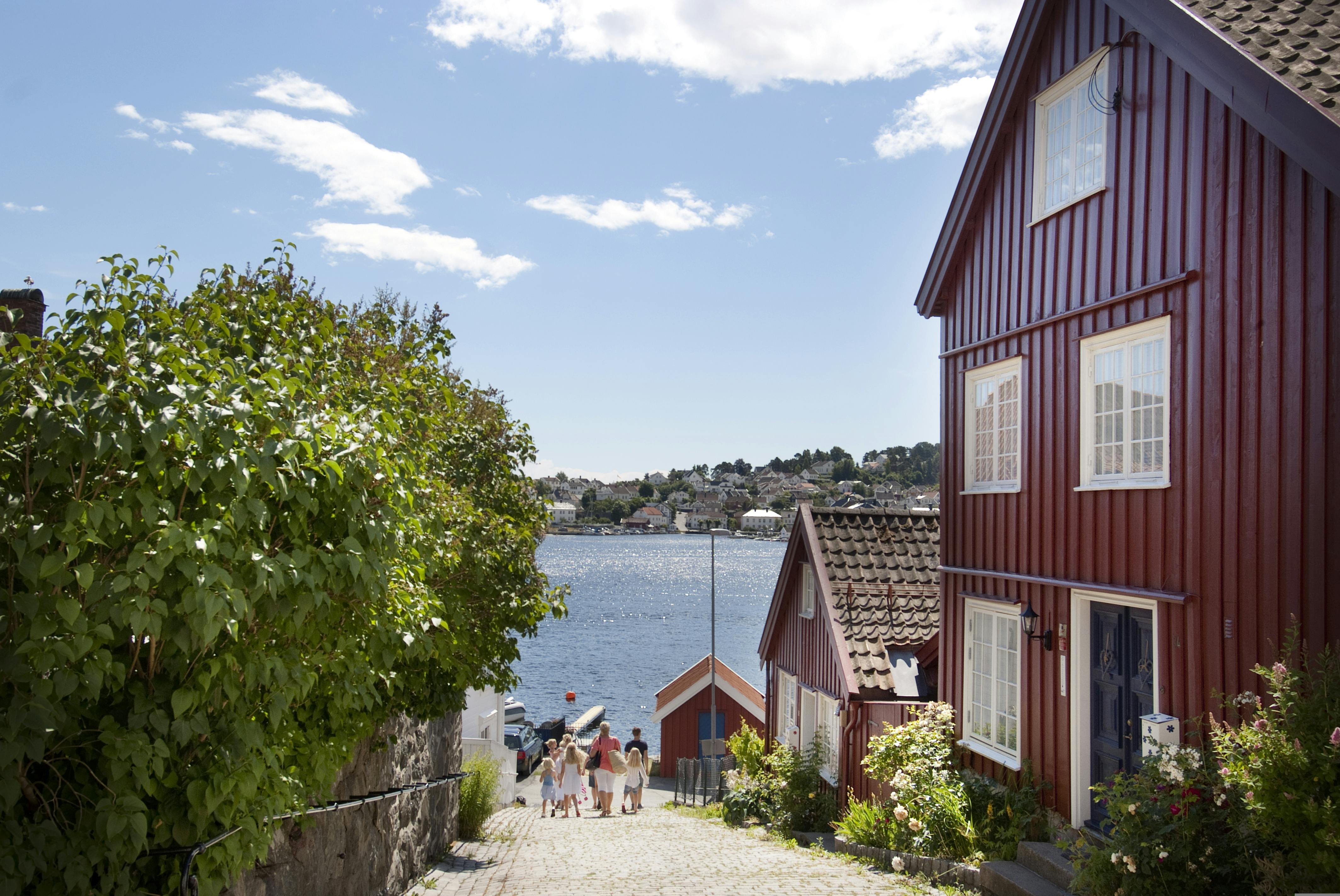Inspiration of Tyholmen - The old town in Arendal