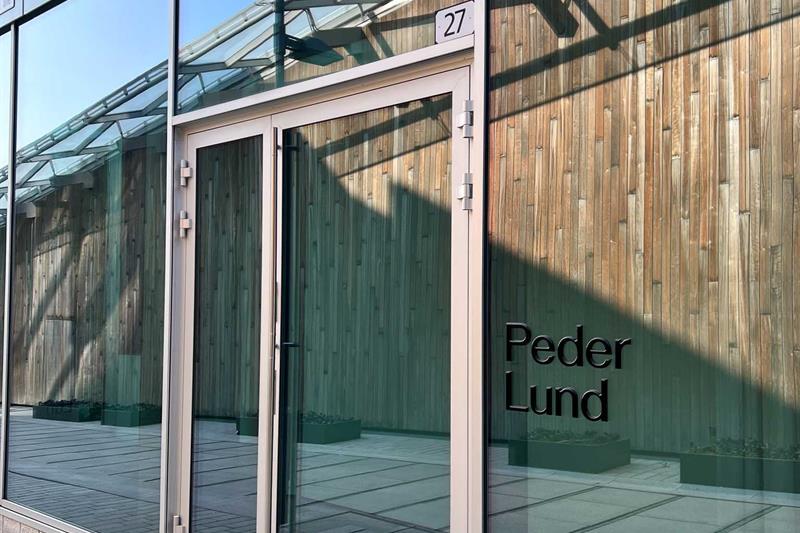 Utsiden av inngangen