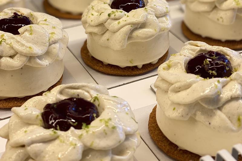 Detalj av bakverk