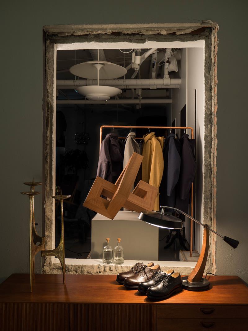Detalj av butikken