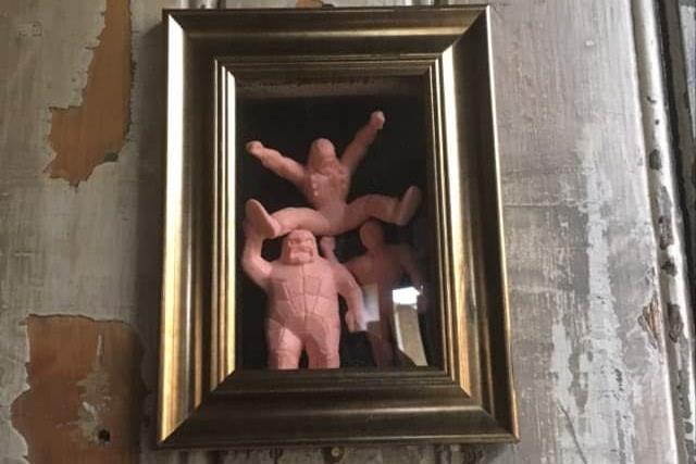 kunst på veggen