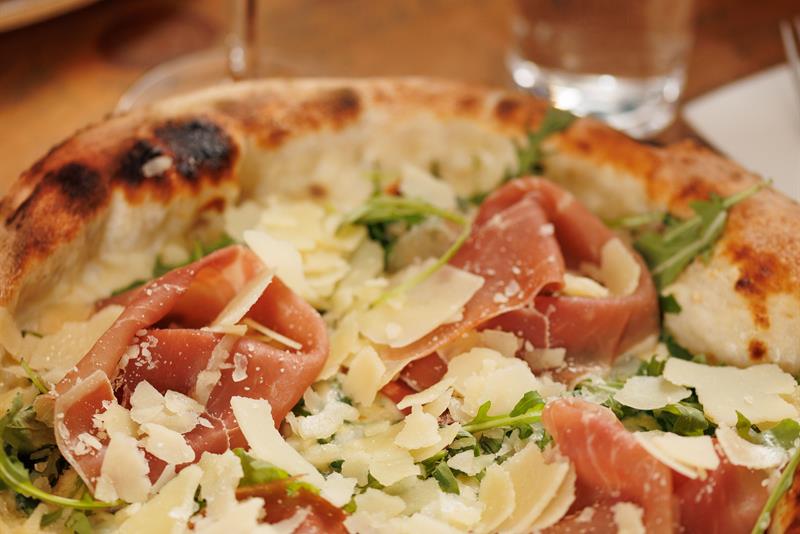 Detalj av pizza
