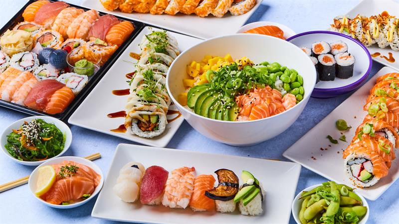 Diverse sushi-retter