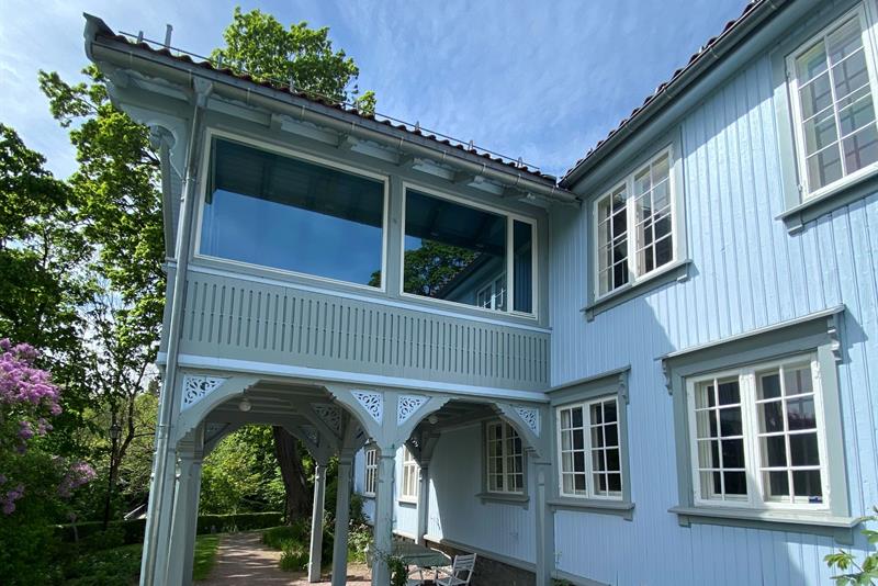 Villa Tullin sett fra utsiden