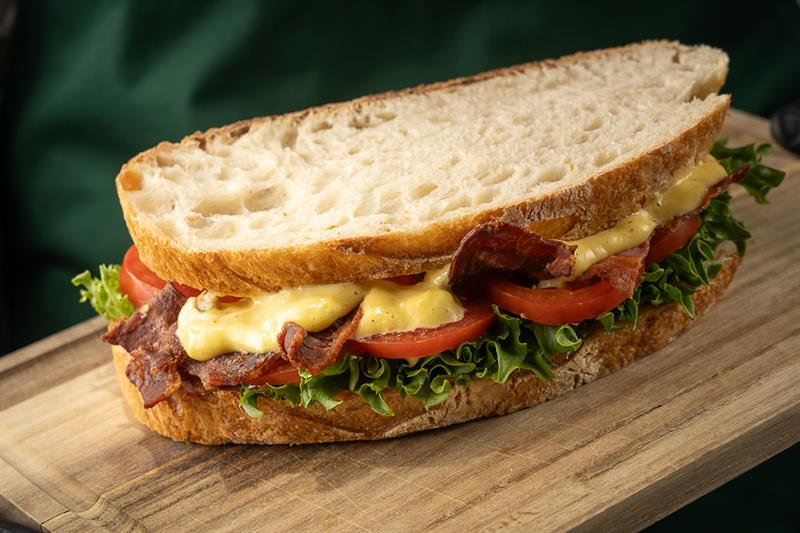 Detalj av en sandwich