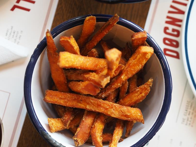 Søtpotetfries.