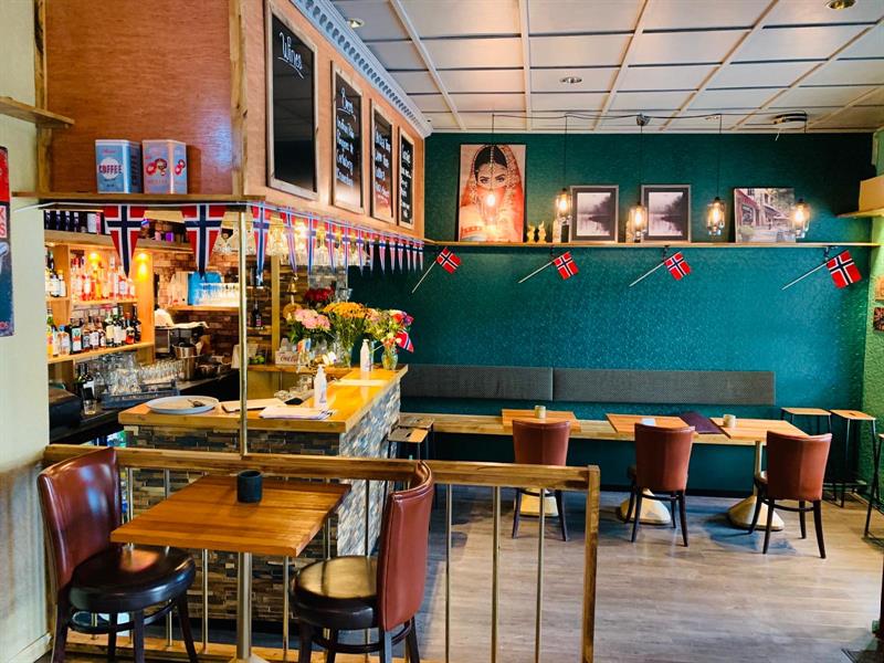 Interiøret på Indi Gastrobar 