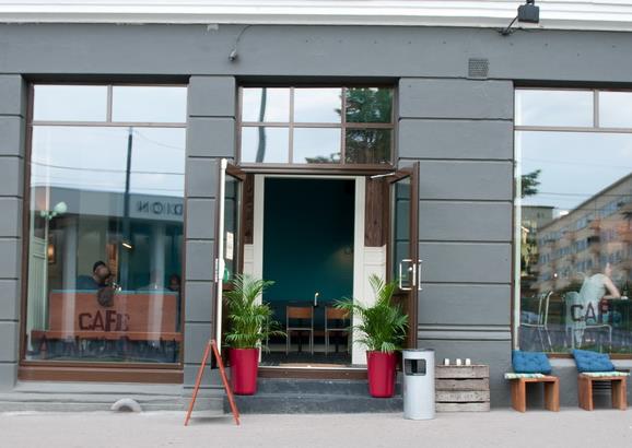 Café Laundromat sett fra Bilsett-plassen