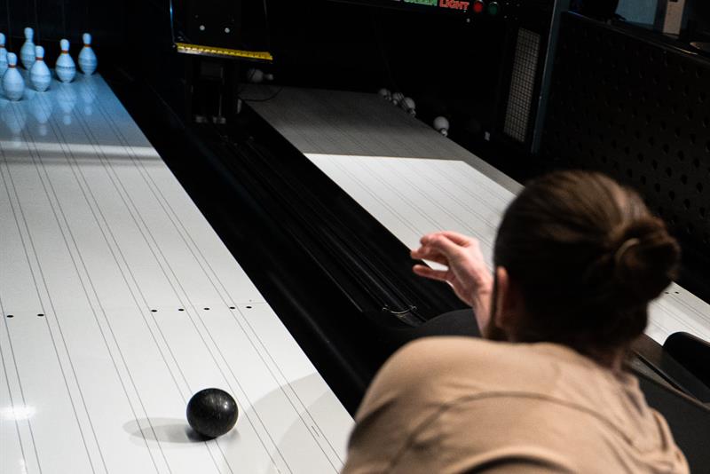 Bowling på kort bane.