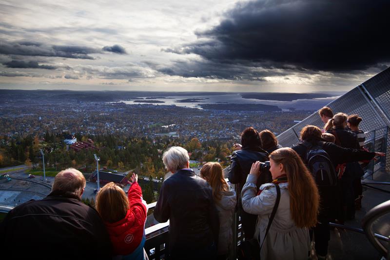 Utsikt fra hoppetårnet