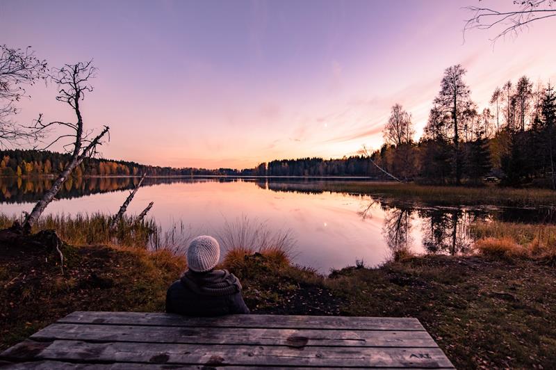 Sognsvann på høsten