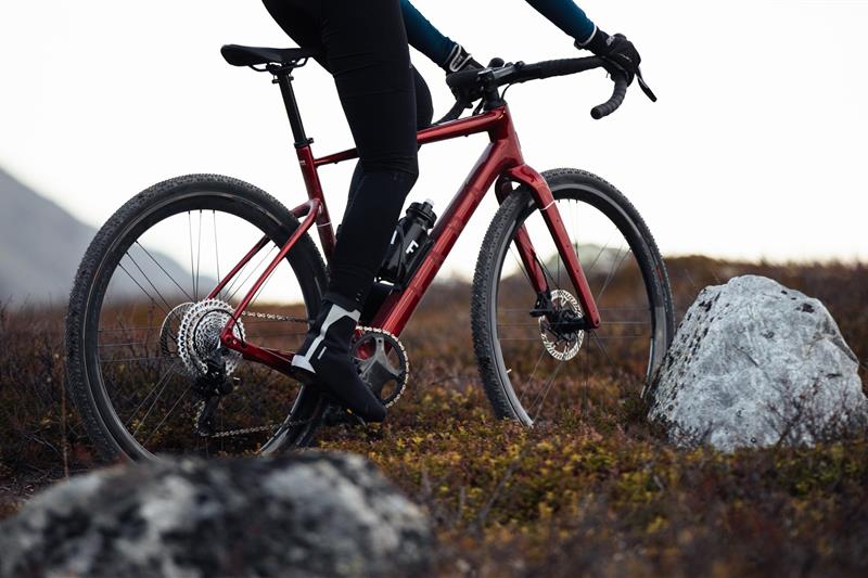 Syklist på et fjell