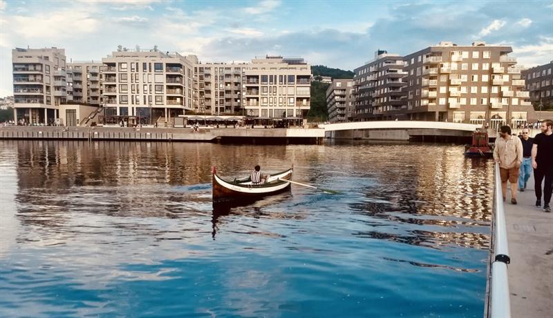 Båt av Færing-typen i Bjørvika