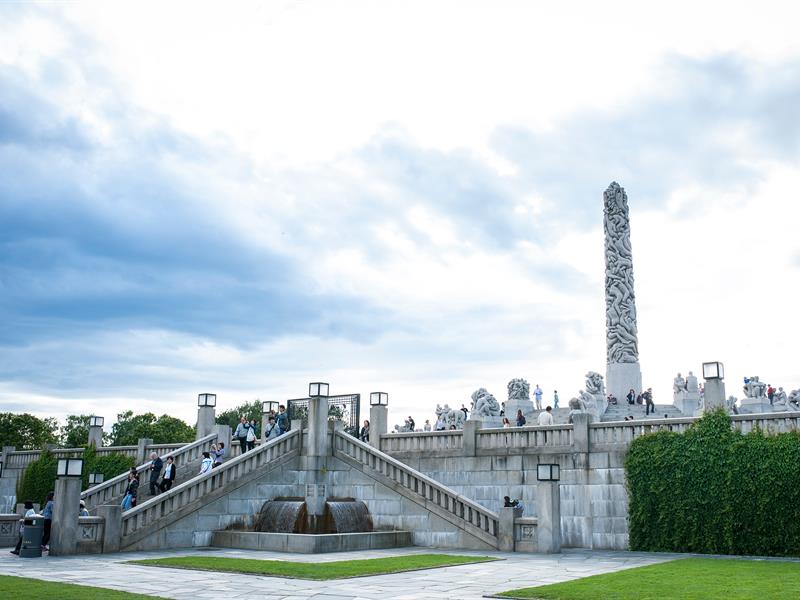 Sommer i Vigeland Skulpturpark