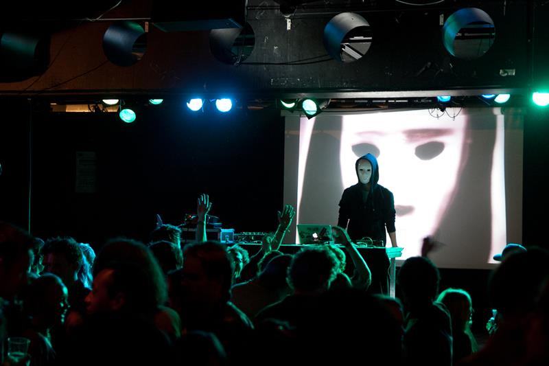 Concert with a DJ.