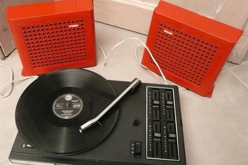 Vinylplatespiller.