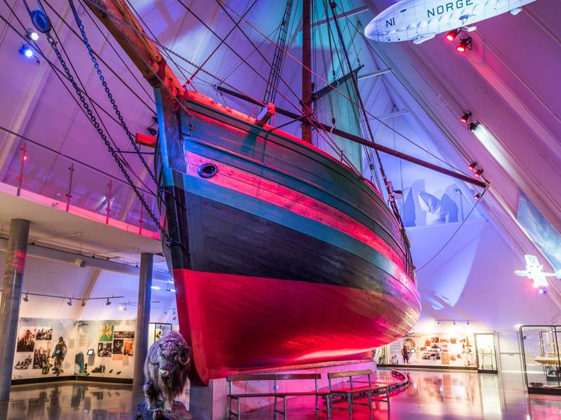 Skipet Gjøa på Frammuseet