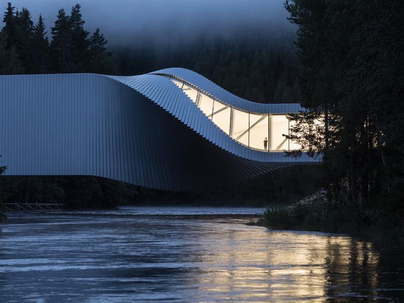 The Twist om kvelden. Kistefos Museet. Foto