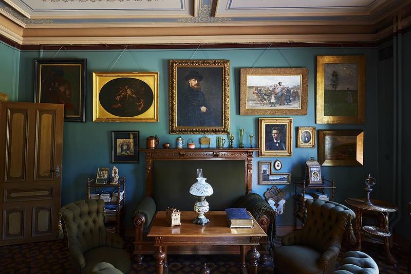 Inne i Ibsens bolig, 1800-talls dekor