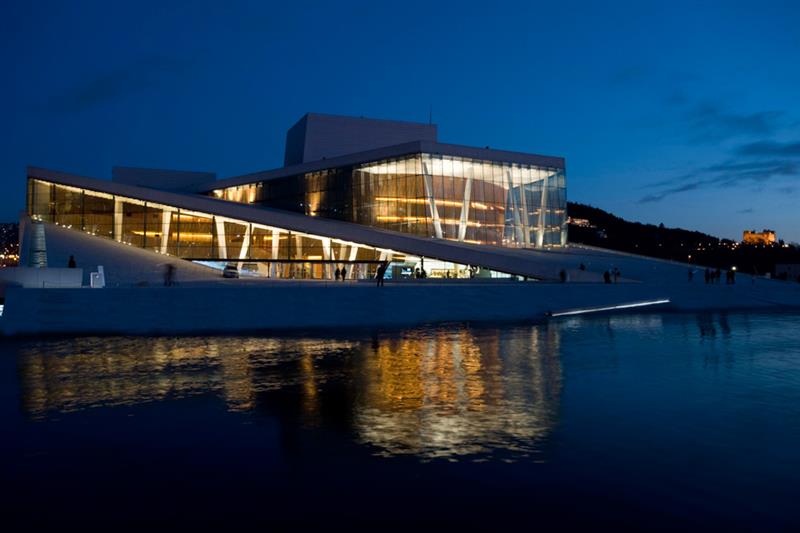Operaen i løpet av kvelden.