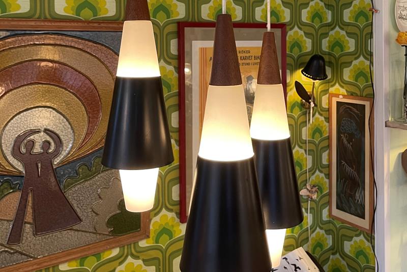 Detalj av taklamper.