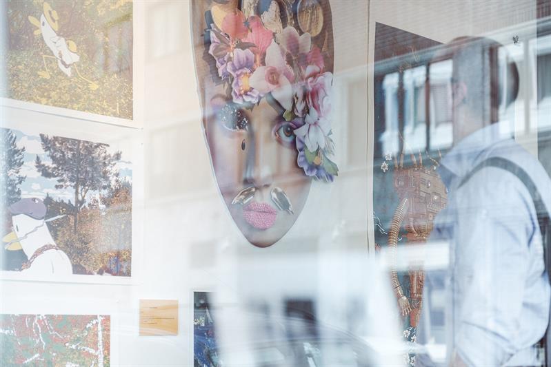 Grafill R21 gjennom gallerivinduet