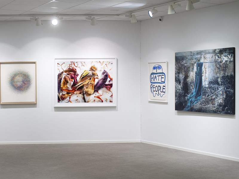 Utstillingsrom på Fineart Oslo