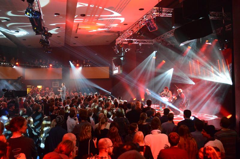 Konsert med publikum.