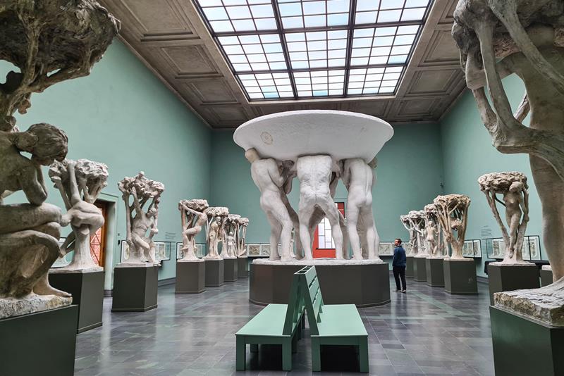 Skulpturrommet.
