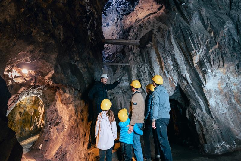 Guidet omvisning i gruvene