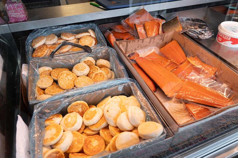 Fiskekaker og laks