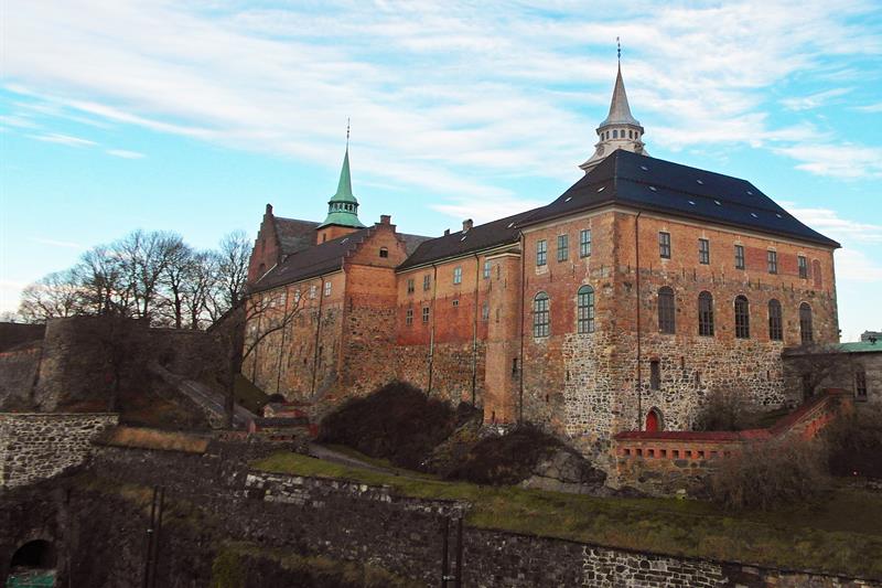 Akershus festning utvendig.