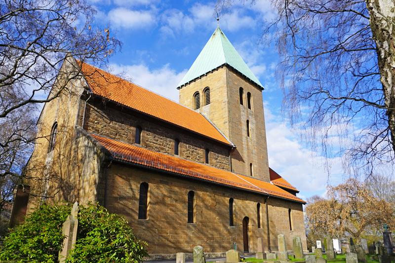 Gamle Aker kirke, den eldste kirkebygningen i Oslo