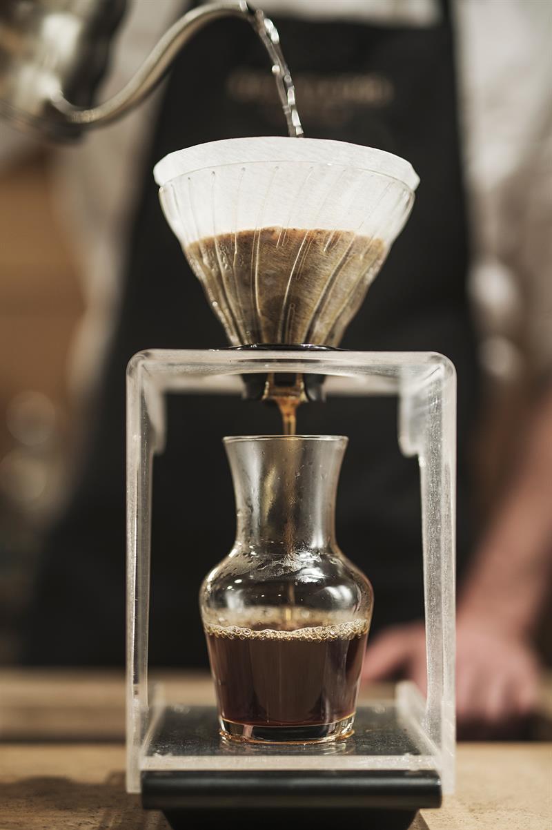 håndbrygging av kaffe