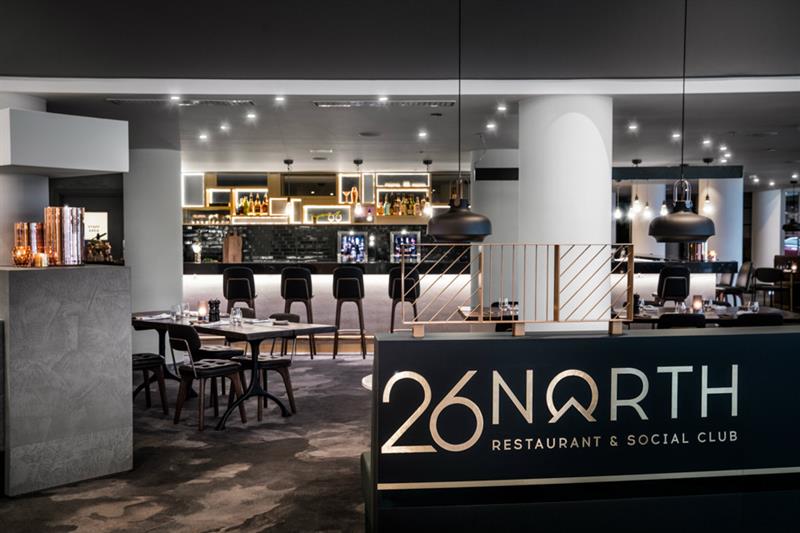 Inngang til restauranten