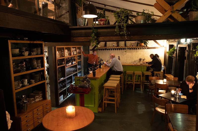 Interiør på Nektar Vinbar
