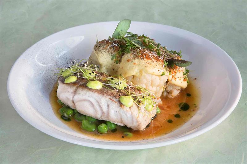 fiskerett med tilbehør
