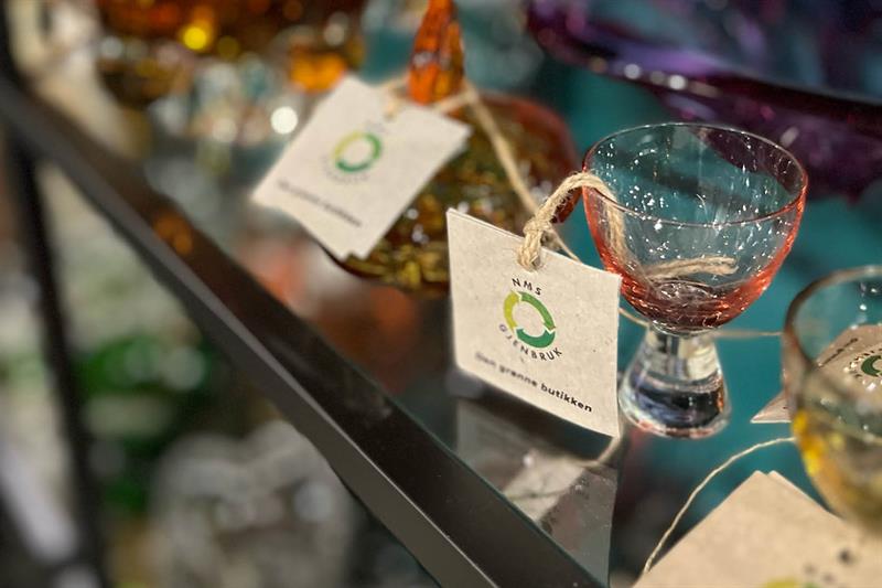 Detalj av små glass