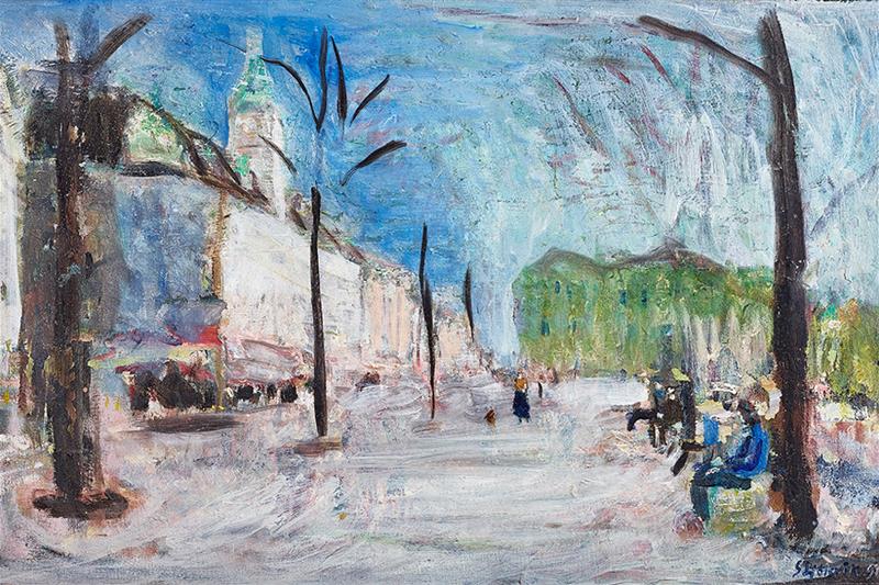 Maleriet av Karl Johans gate