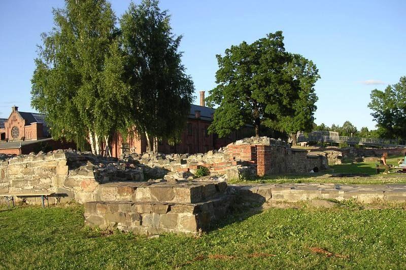 Ruinene av St. Mary’s kirke.