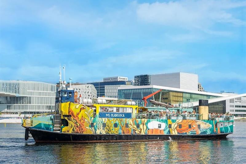 MS Bjørvika i Oslofjorden