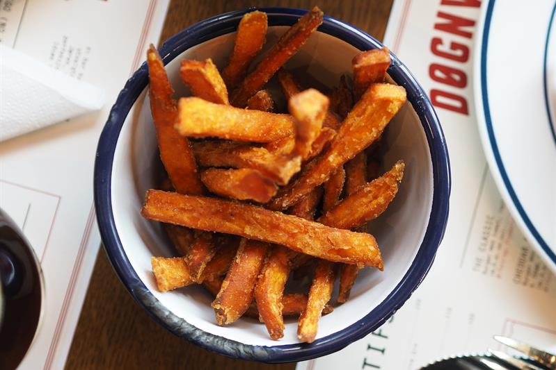 Søtpotetfries.